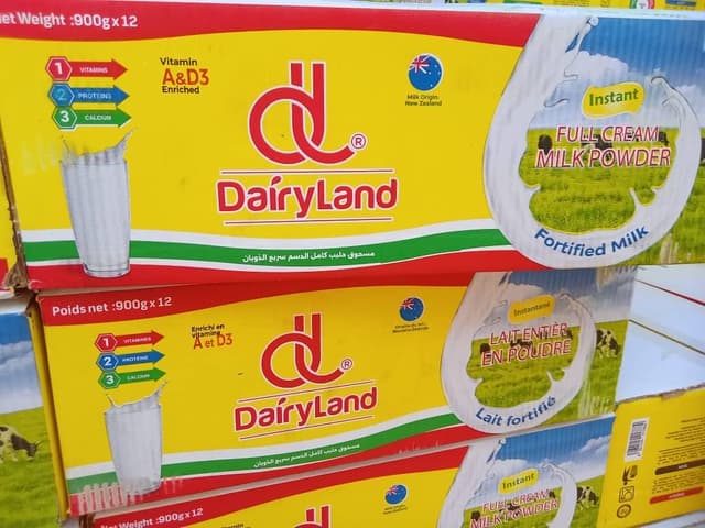 Dairy Land product packaging